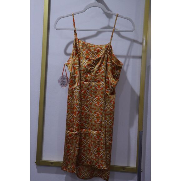 Women's Small Retro Vintage 70's Style Mini Dress Groovy Soft Jolie & Joy - Picture 2 of 7